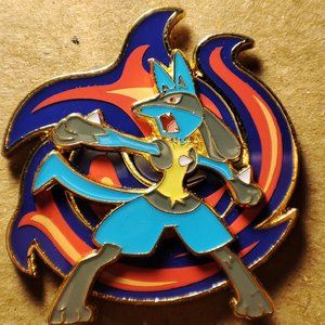 Pokemon Official Lucario Enamel Pin